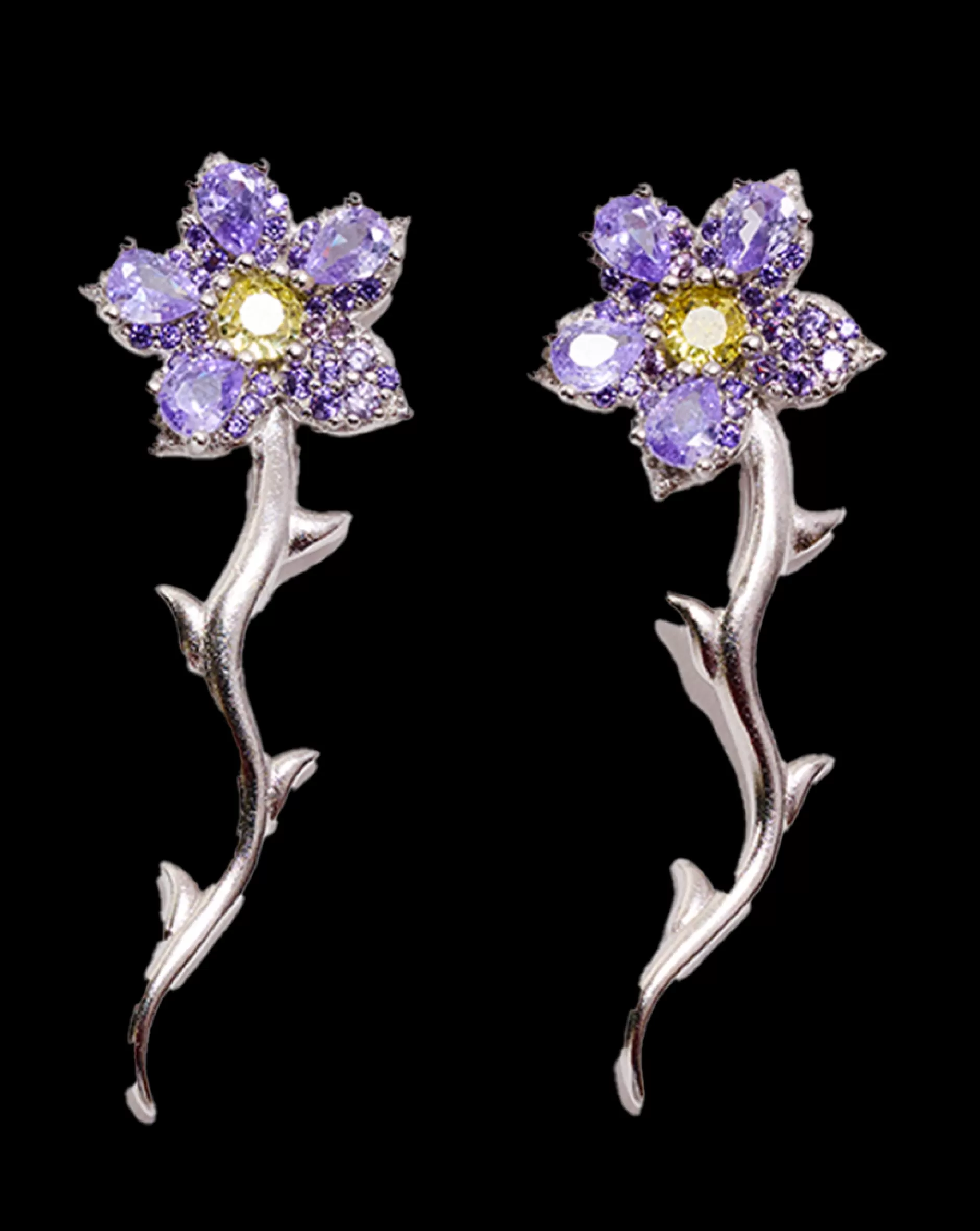 AMETHYST VINE EARRING | Collina Strada Outlet