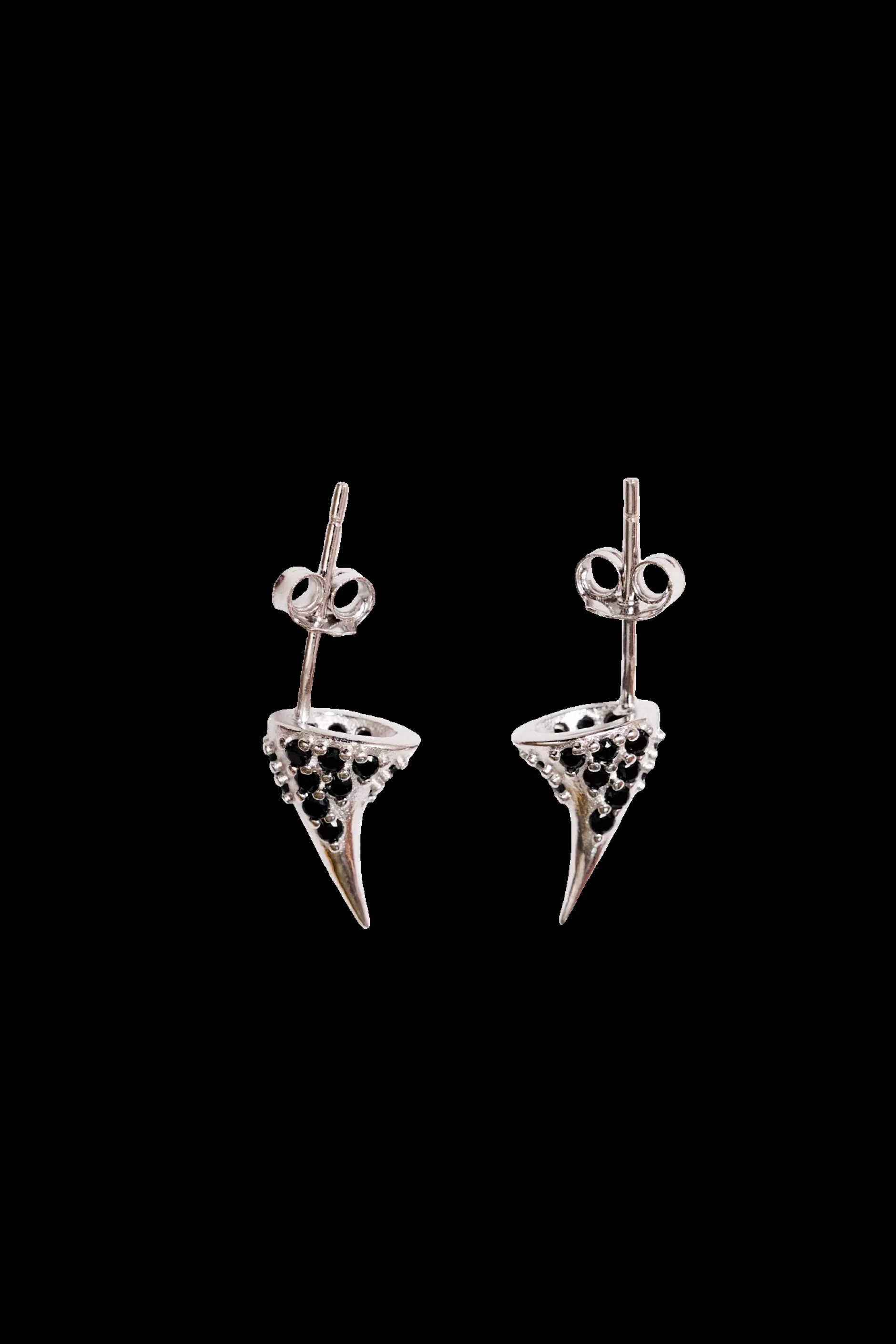 BLACK DIAMOND RHINESTONE HORN STUDS | Collina Strada Cheap