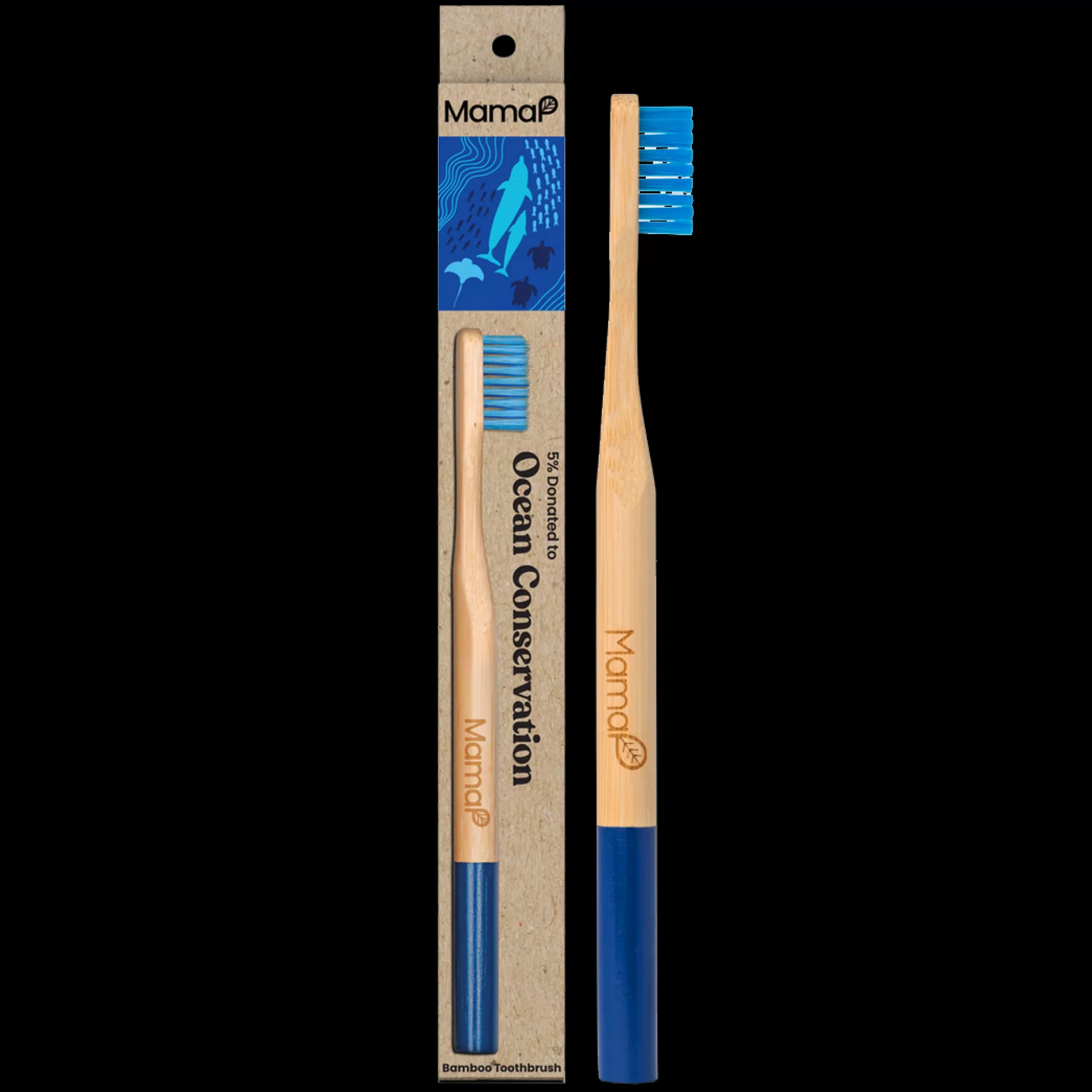 Blue Bamboo Toothbrush | MamaP | Collina Strada Fashion