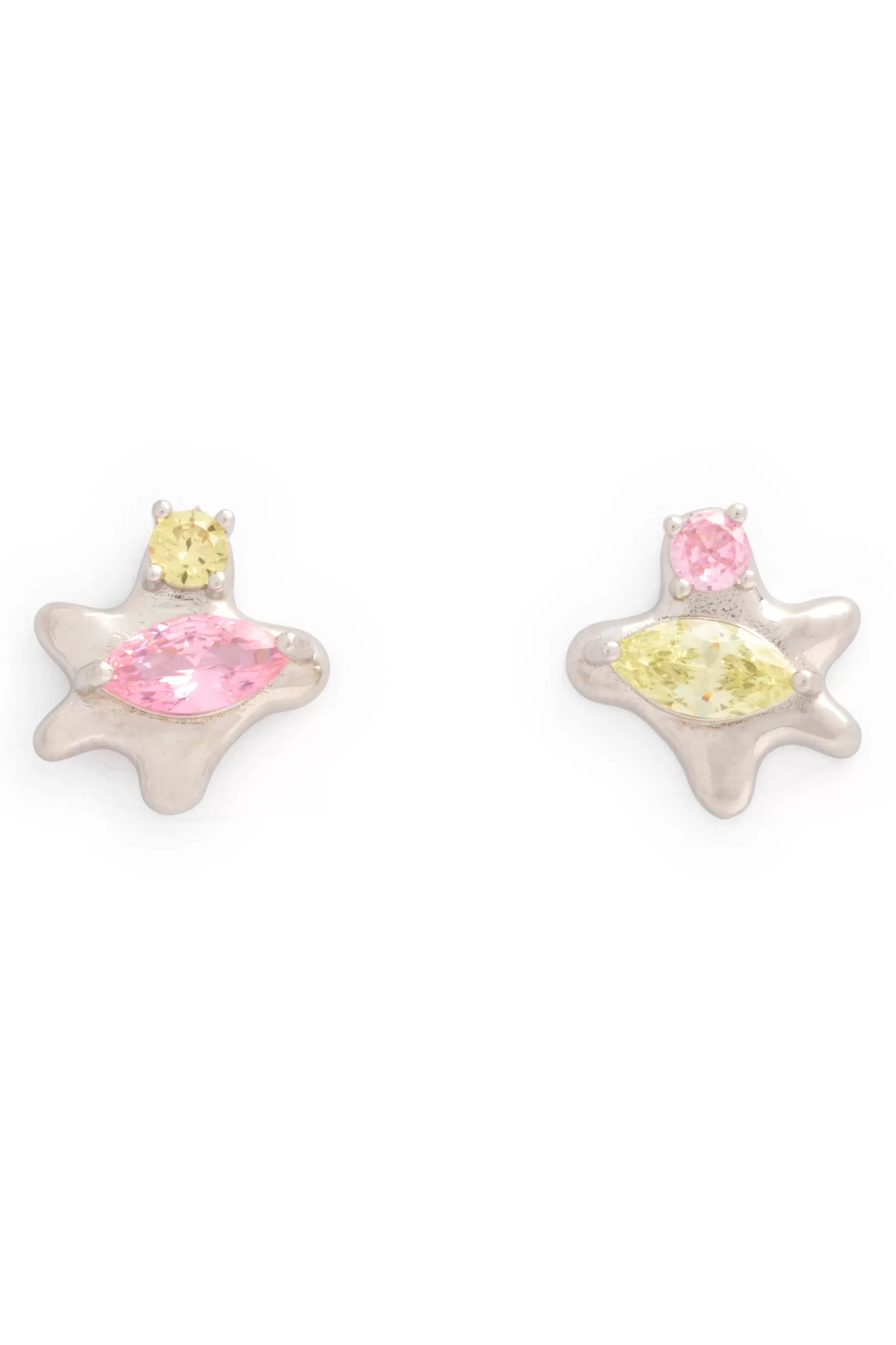 CANARY SOFT PINK STELLA STUDS | Collina Strada Online