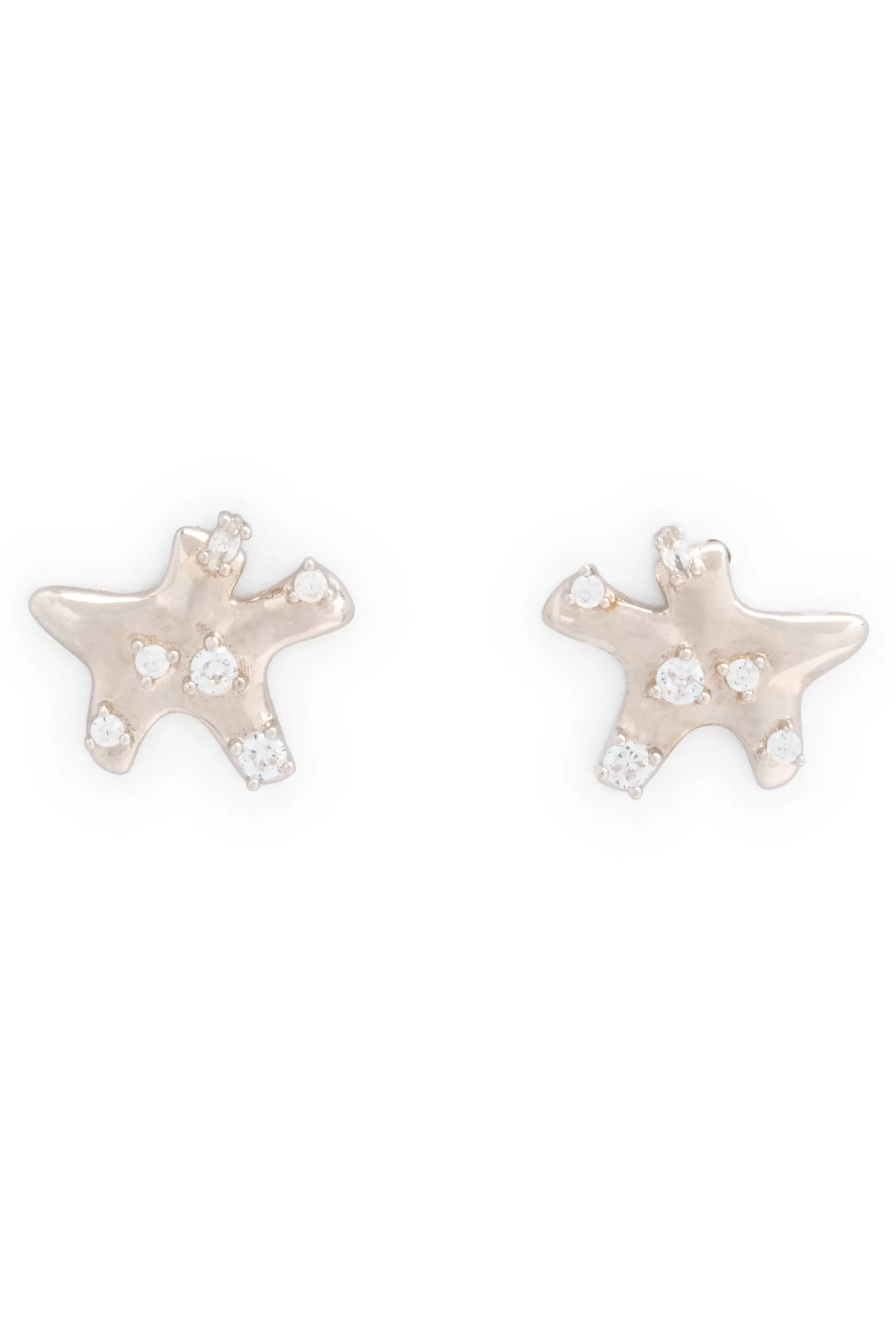 CRYSTAL CLEAR ESTRELLA STUDS | Collina Strada Shop