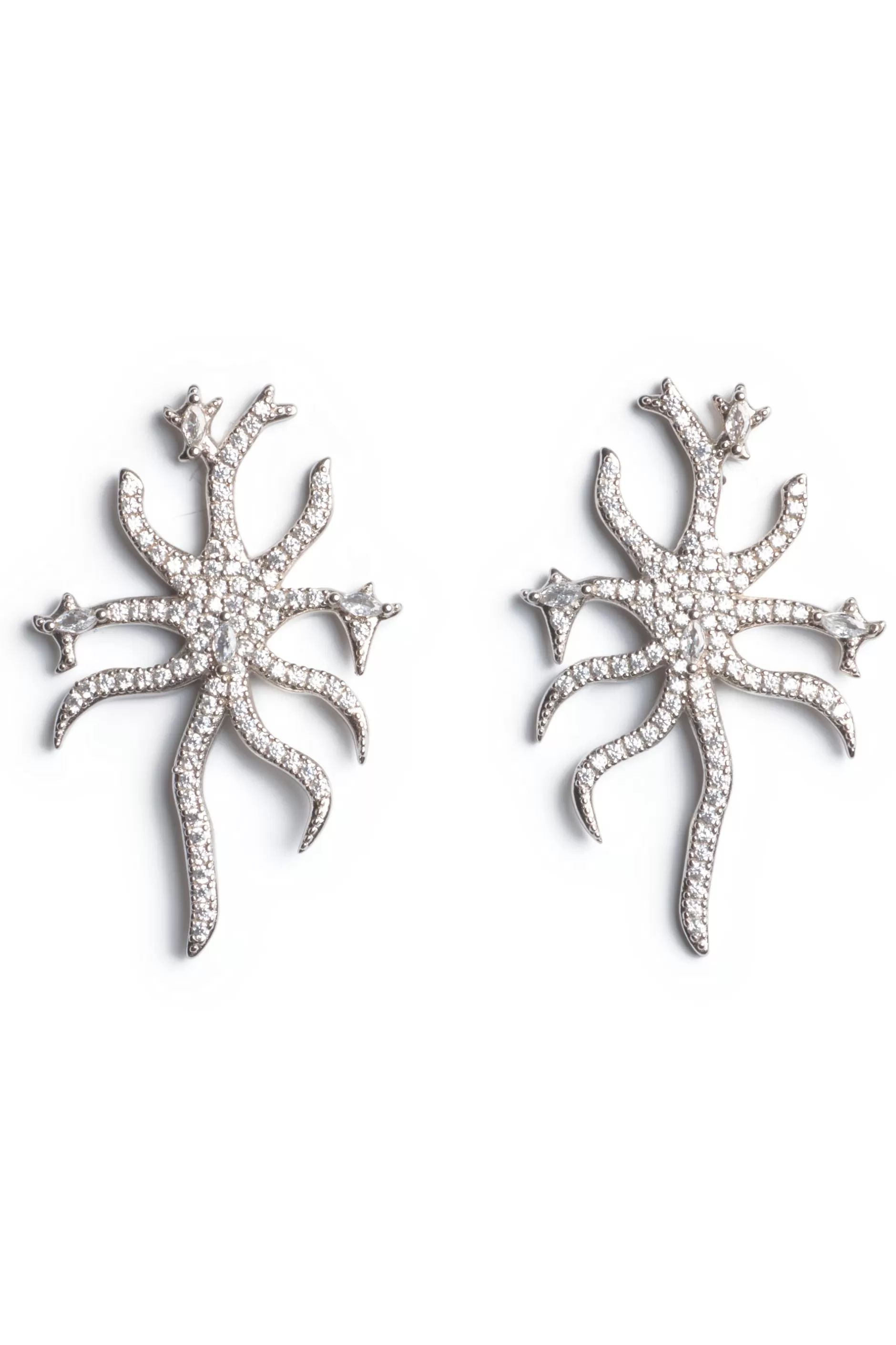 CRYSTAL CLEAR ETOILE EARRING | Collina Strada Shop