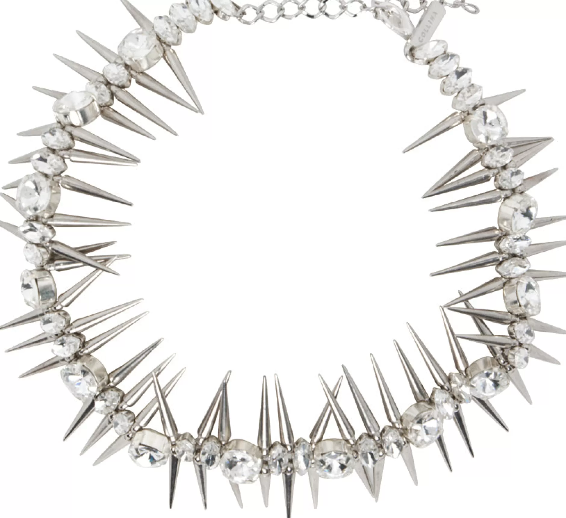 CRYSTAL CLEAR RHINESTONE STUDDED CHOKER | Collina Strada Hot