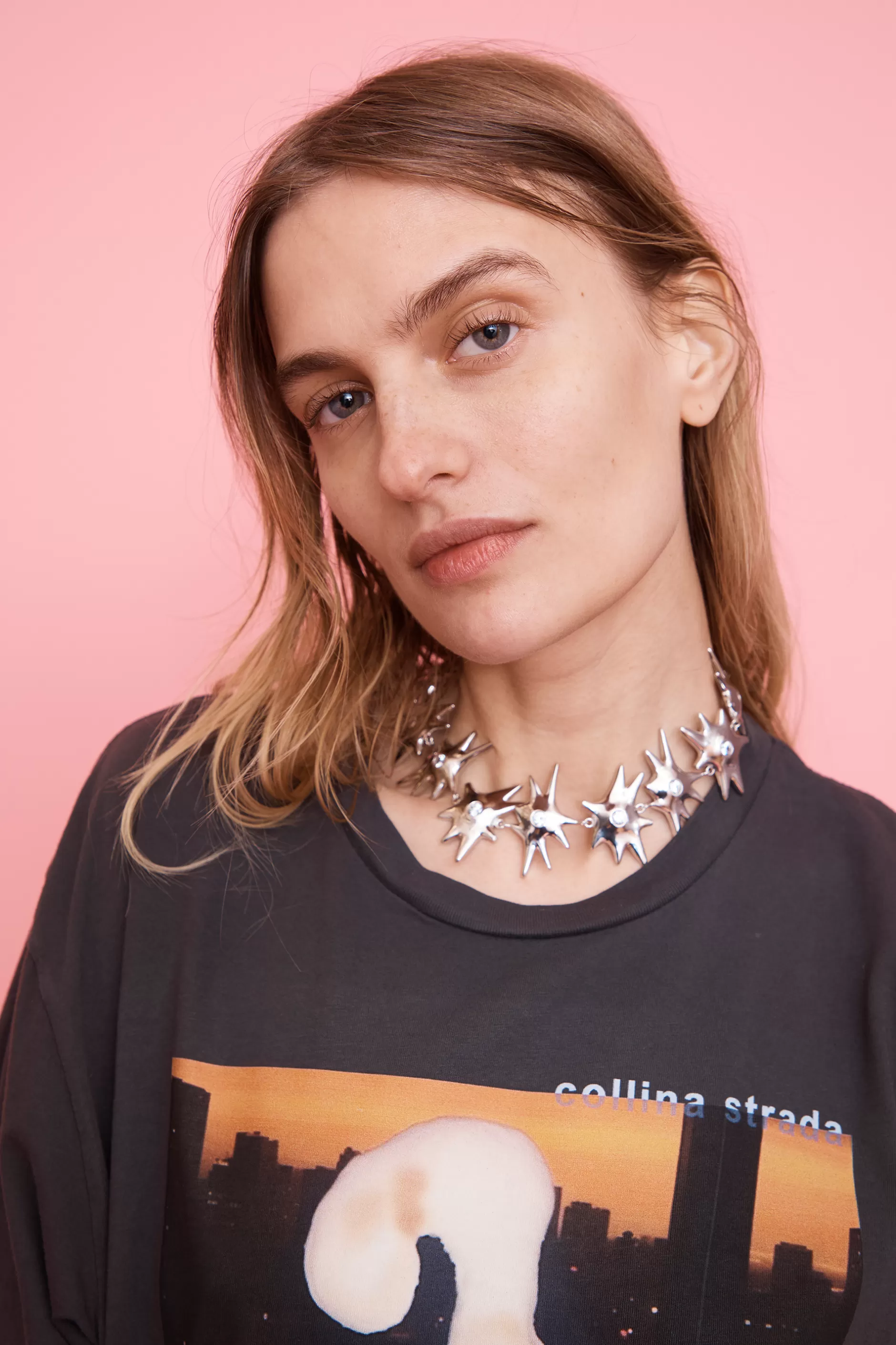 CRYSTAL CLEAR STARRY NECKLACE | Collina Strada Discount