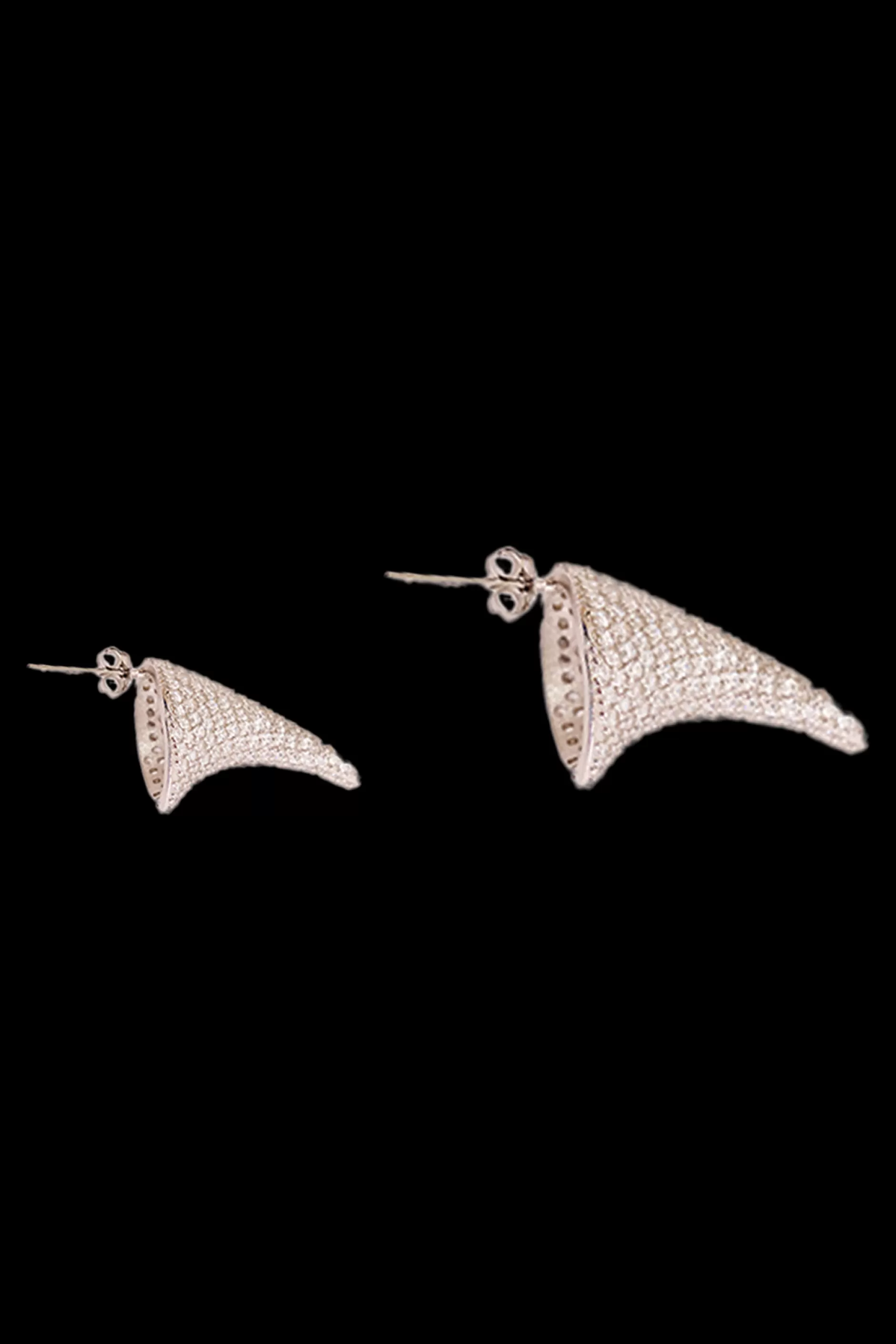 CRYSTAL MIXED THORN EARRING | Collina Strada Fashion