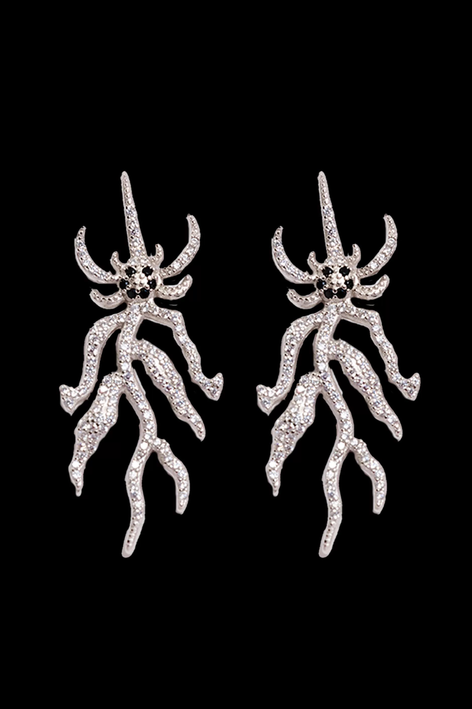 CRYSTAL SPIKE MONSTER EARRING | Collina Strada Outlet