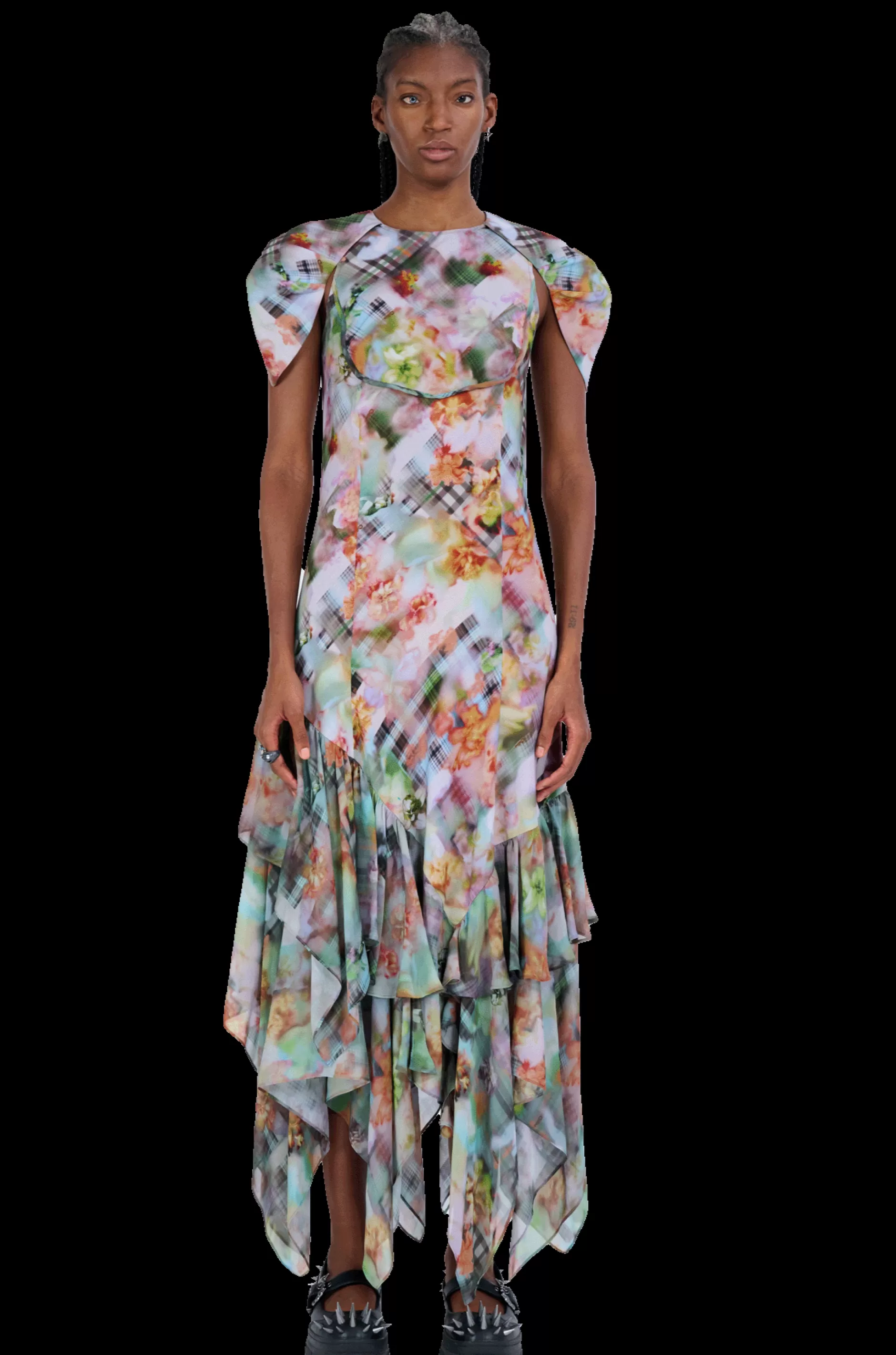 GARDEN BLUR HILLARY DRESS | Collina Strada Hot