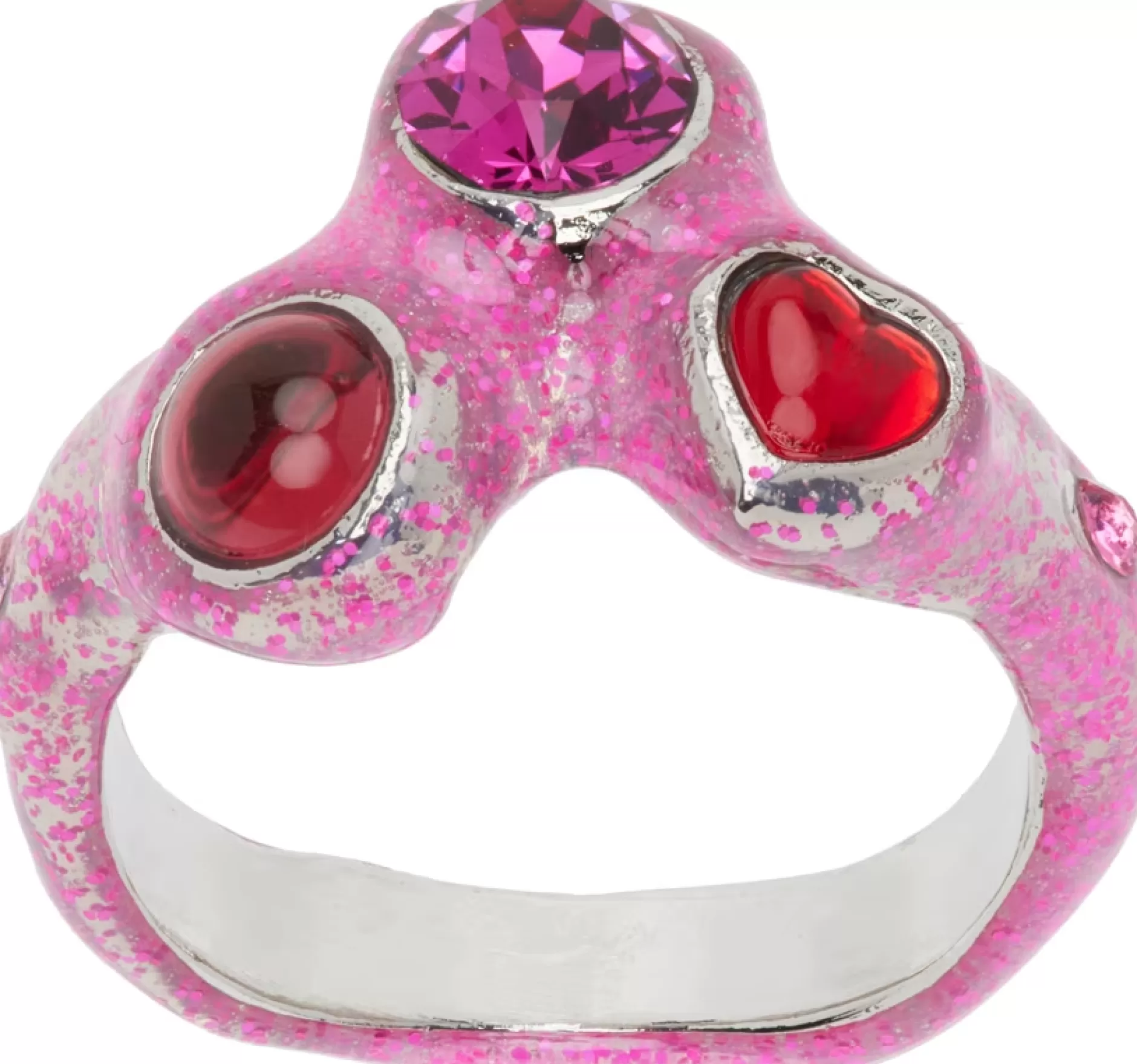 GLITTER PINK FLORENCE RING | Collina Strada Best