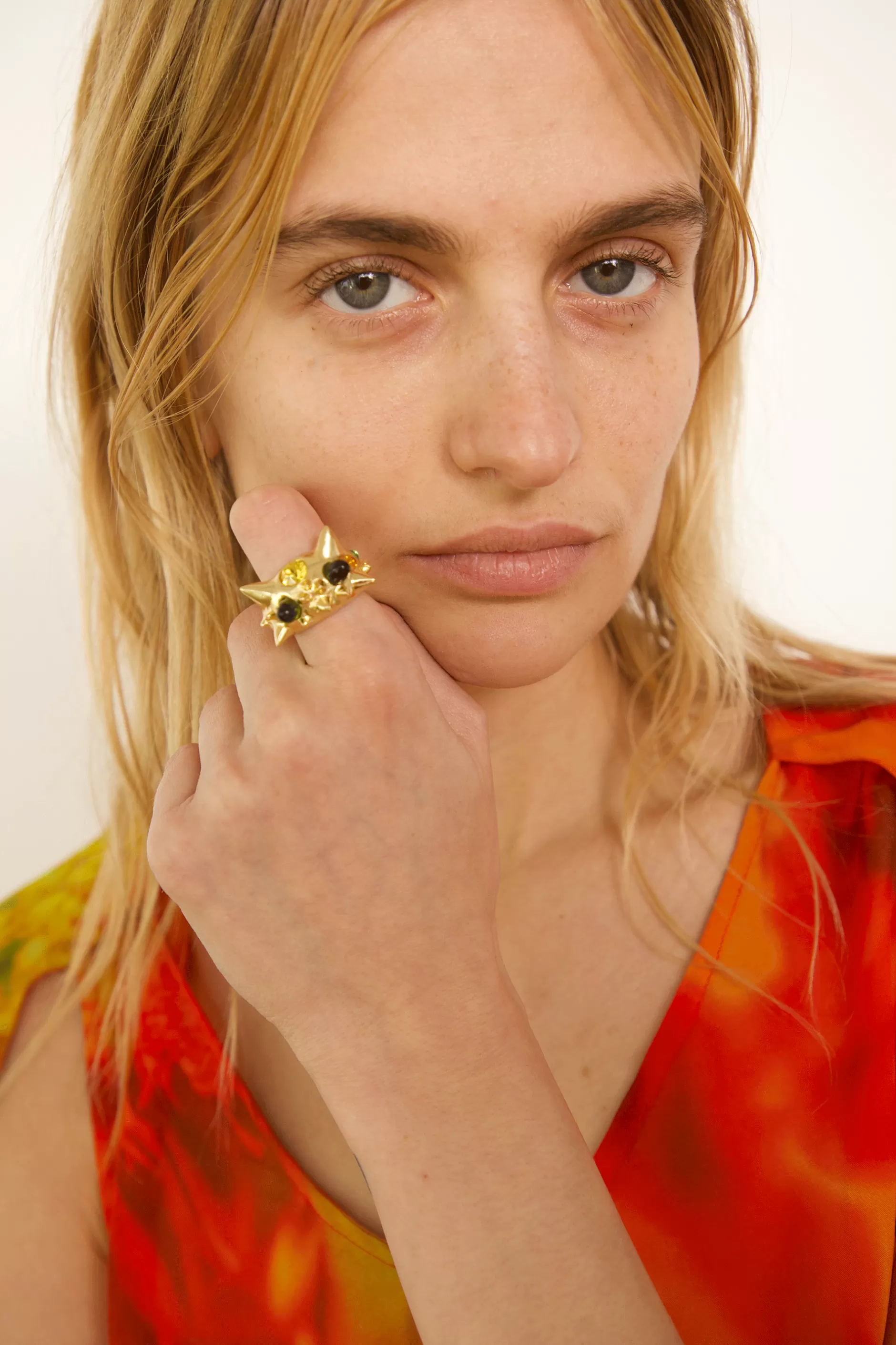 GOLD ALIEN RING | Collina Strada Sale