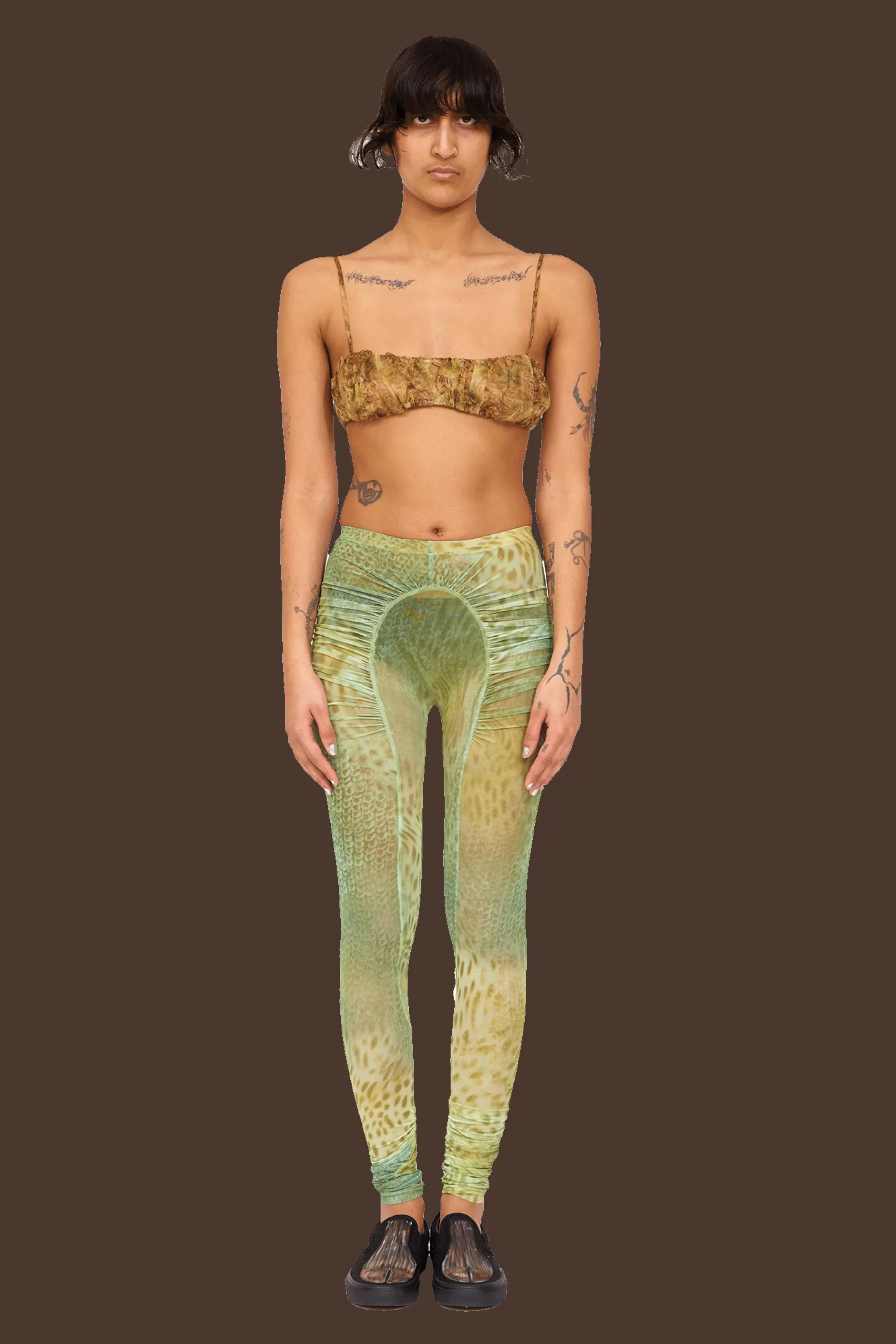 GREEN GECKO PURR LEGGING | Collina Strada Best