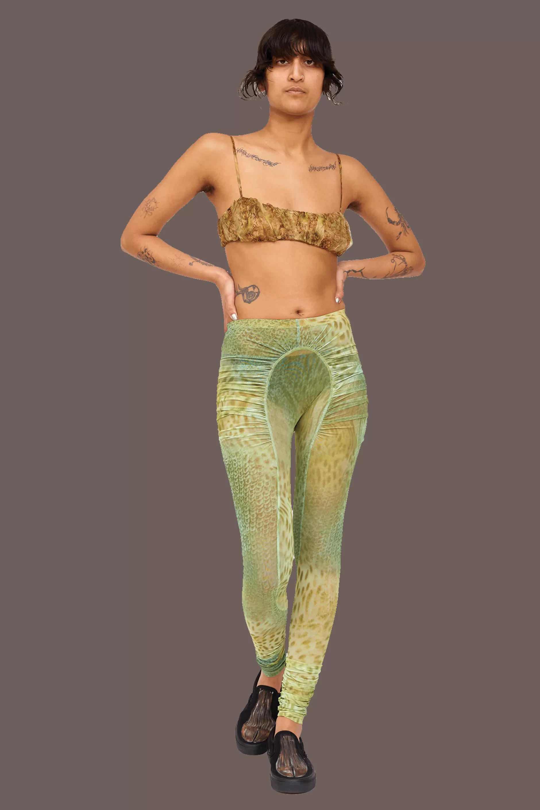 GREEN GECKO PURR LEGGING | Collina Strada Best