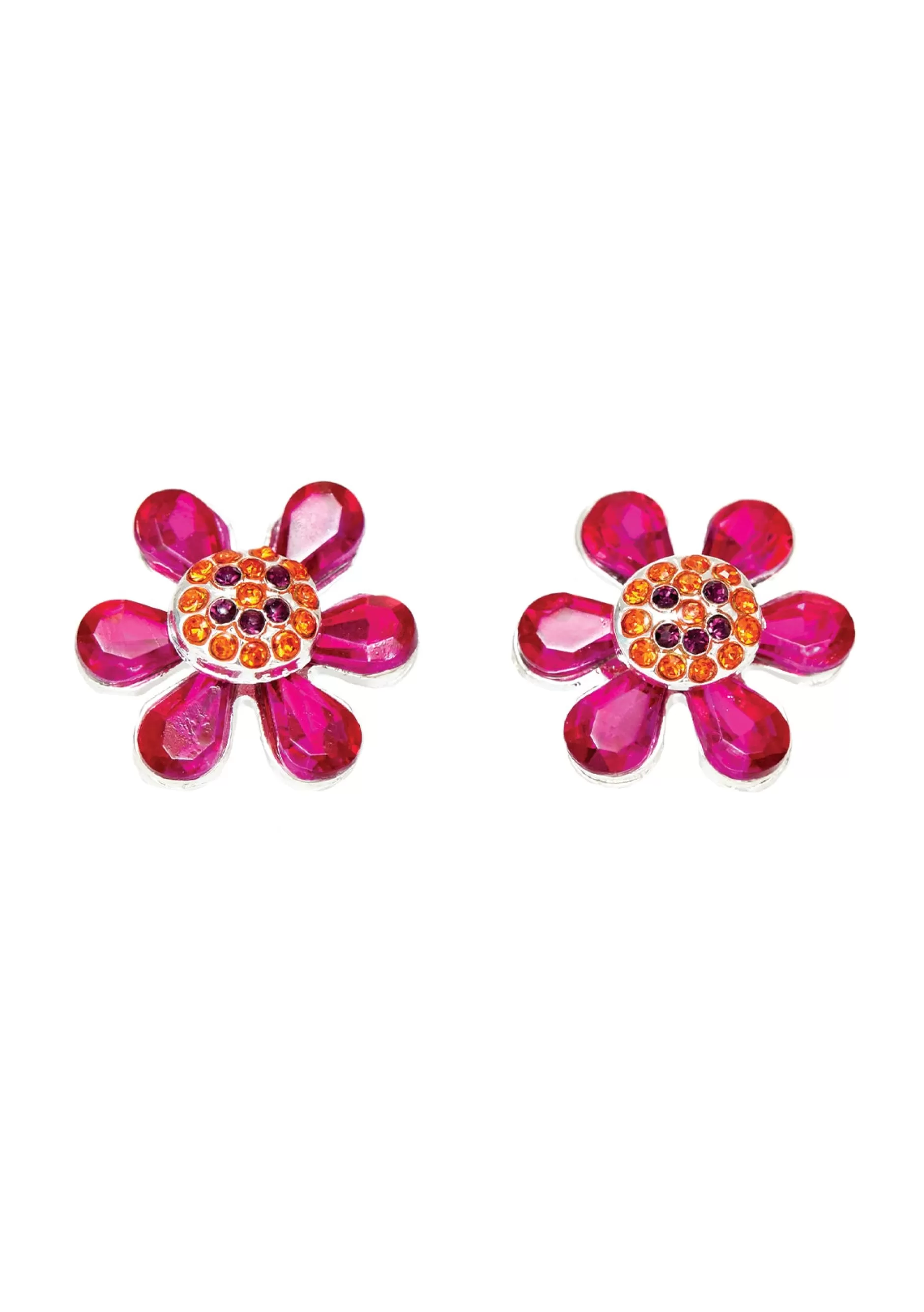 HAPPY FLOWER EARRINGS PINK | Collina Strada Clearance