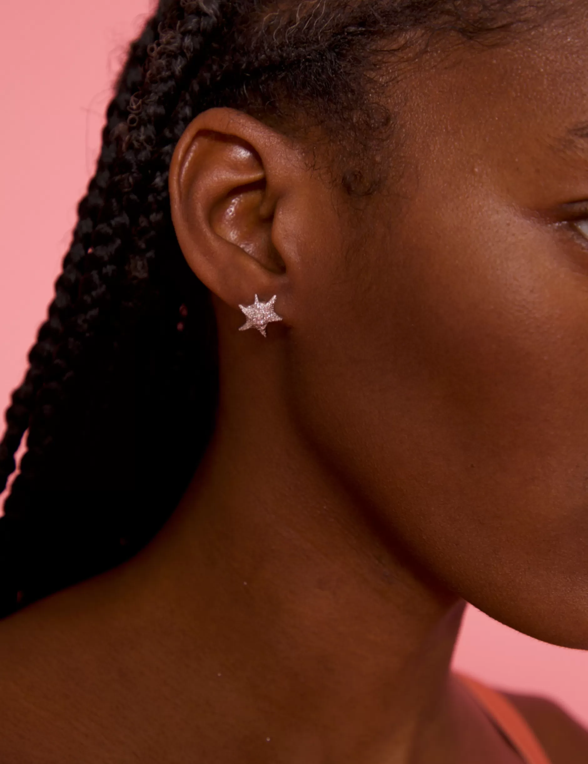 HOT PINK STARBURST MIX EARRING | Collina Strada Online