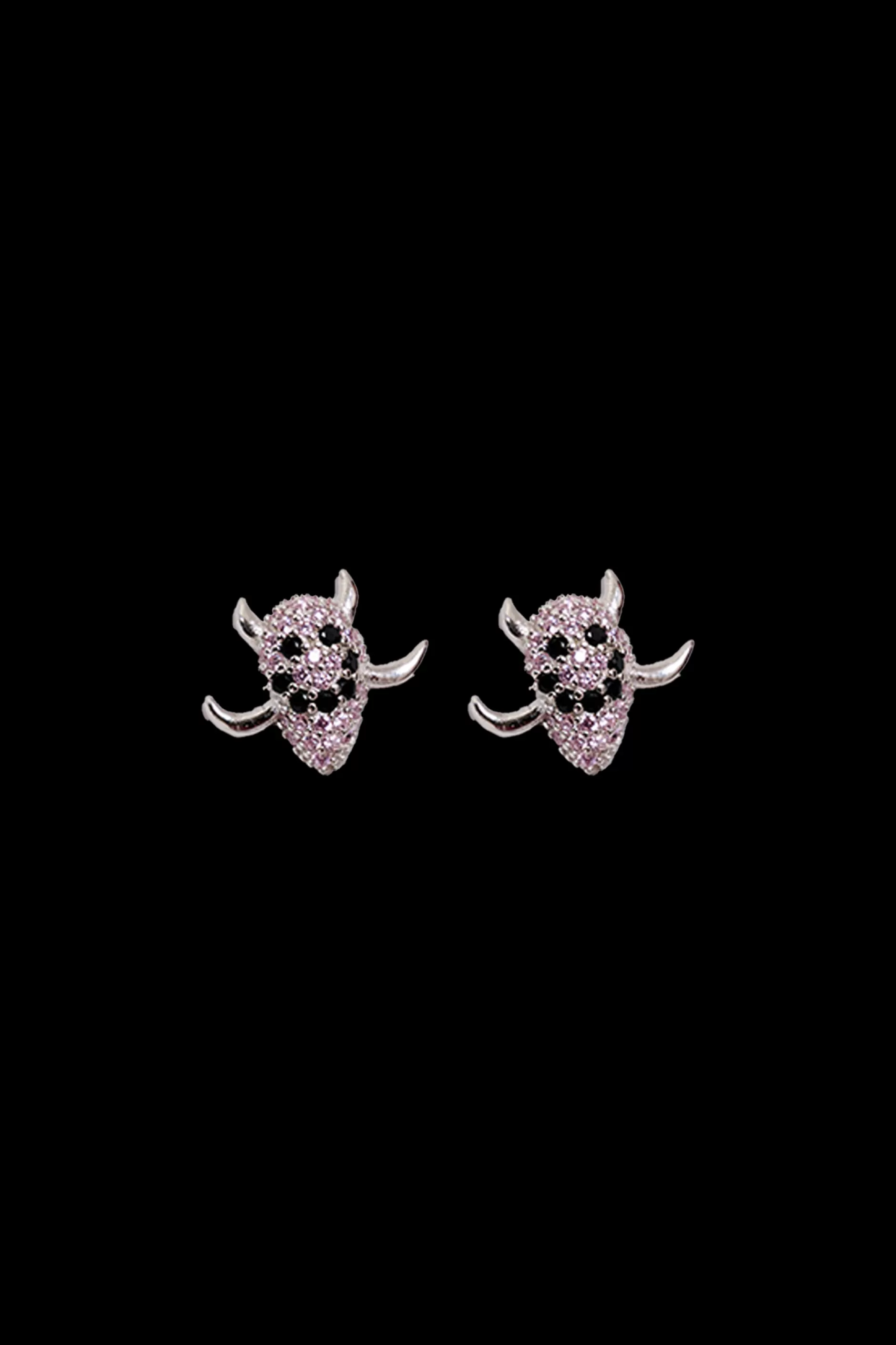 LIGHT ROSE SPIKE MONSTER STUDS | Collina Strada Clearance