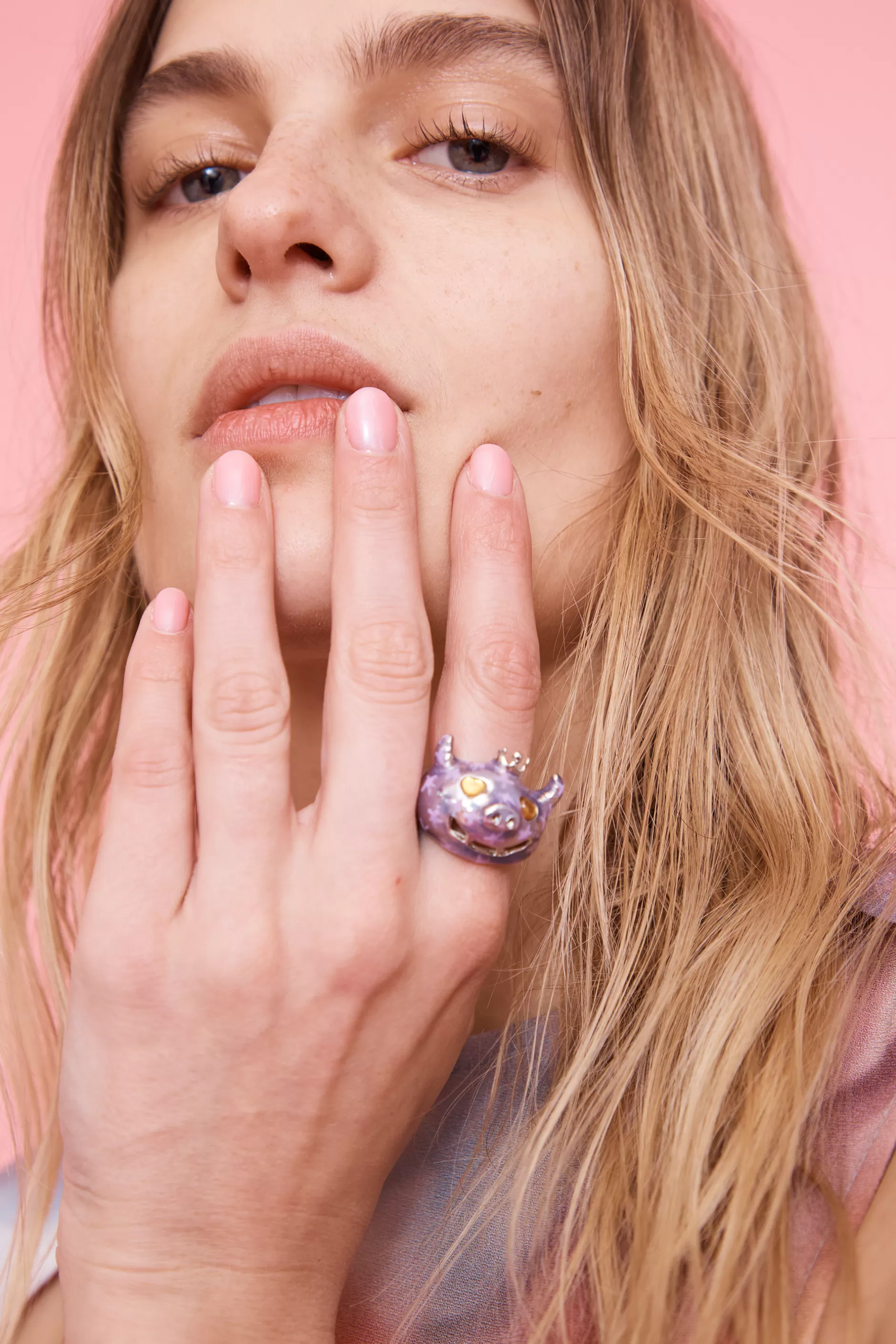 LILAC STARS MUNSTER RING | Collina Strada Fashion