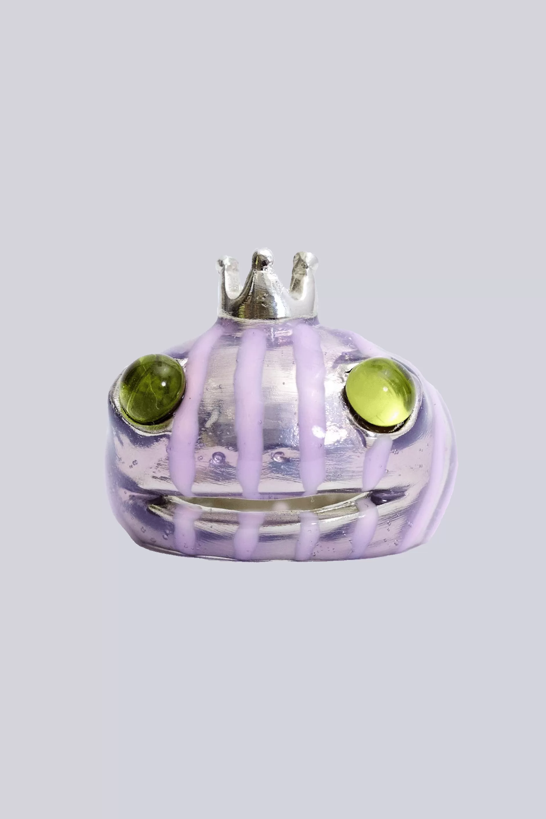 LILAC STRIPE FROG RING | Collina Strada Sale