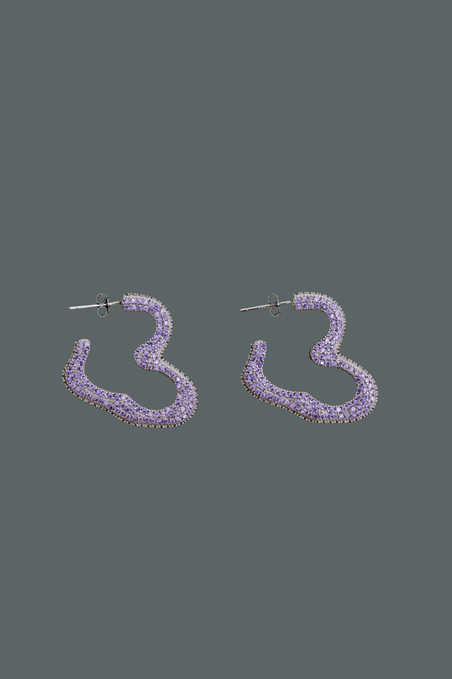 LILAC SUPER HEART HOOP | Collina Strada New