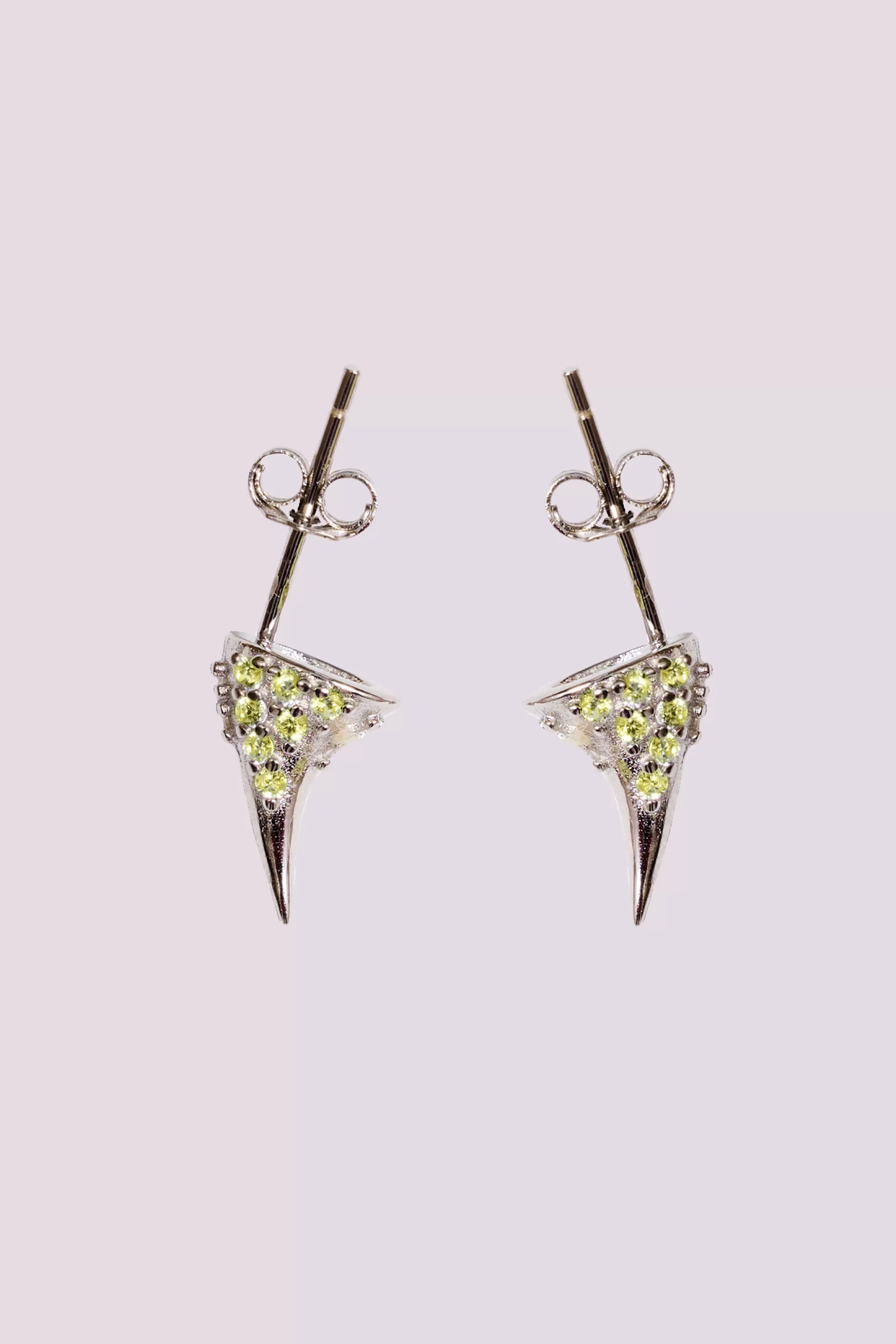 OLIVINE RHINESTONE HORN STUDS | Collina Strada Outlet