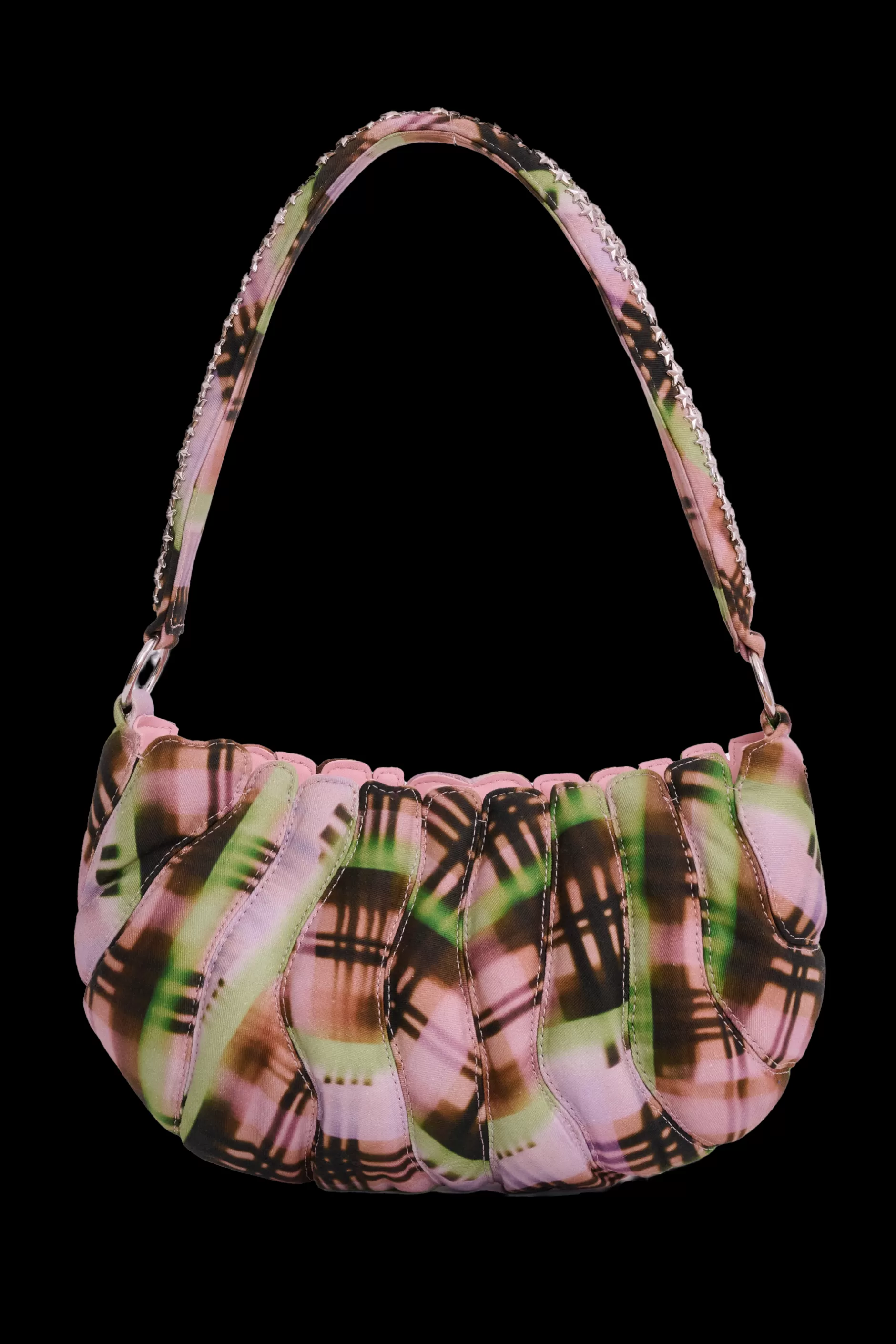 REGENERATIVE PLAID CATERPILLAR BAG | Collina Strada Flash Sale