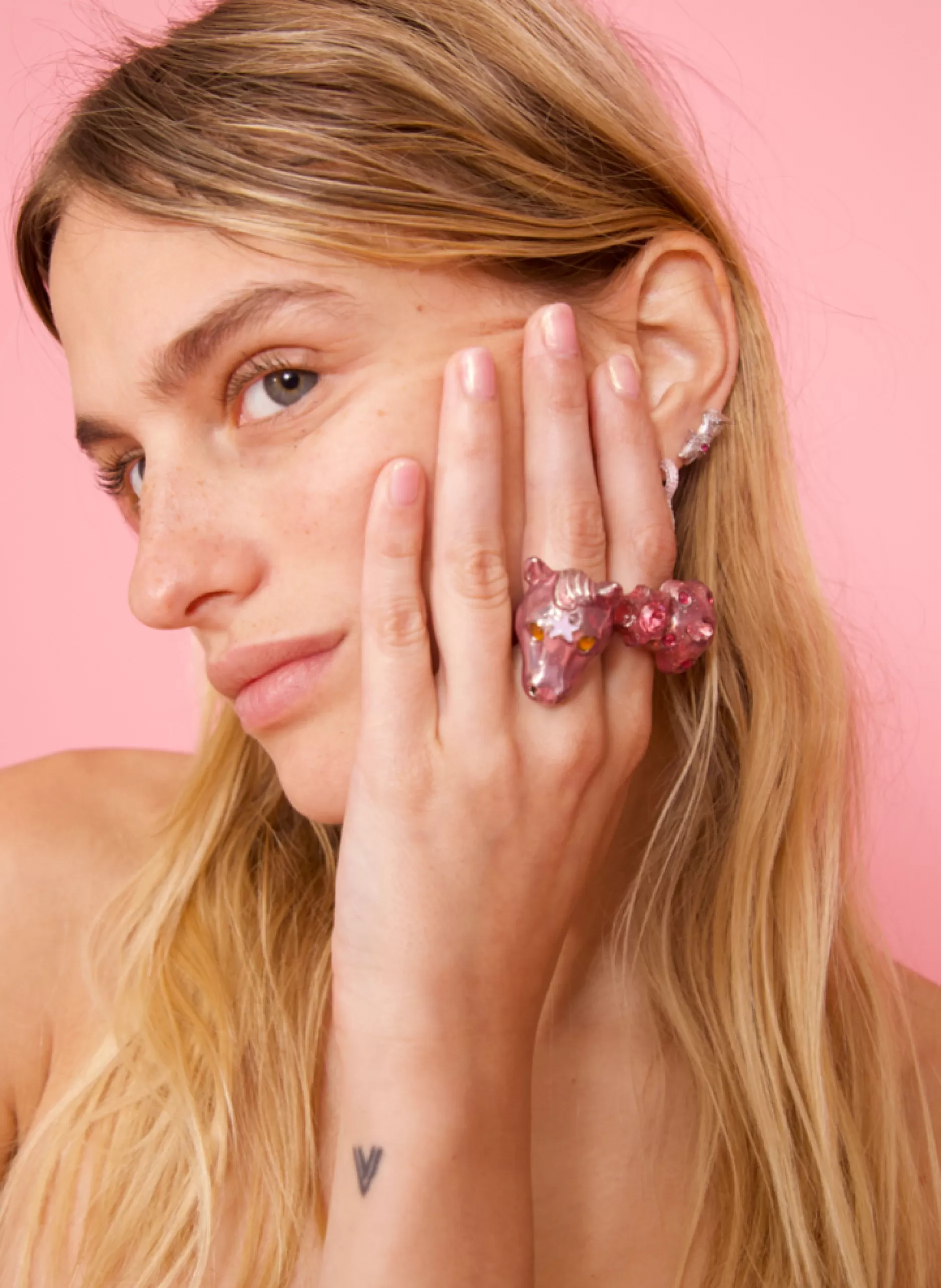 SOFT PINK BABY PONY RING | Collina Strada Clearance