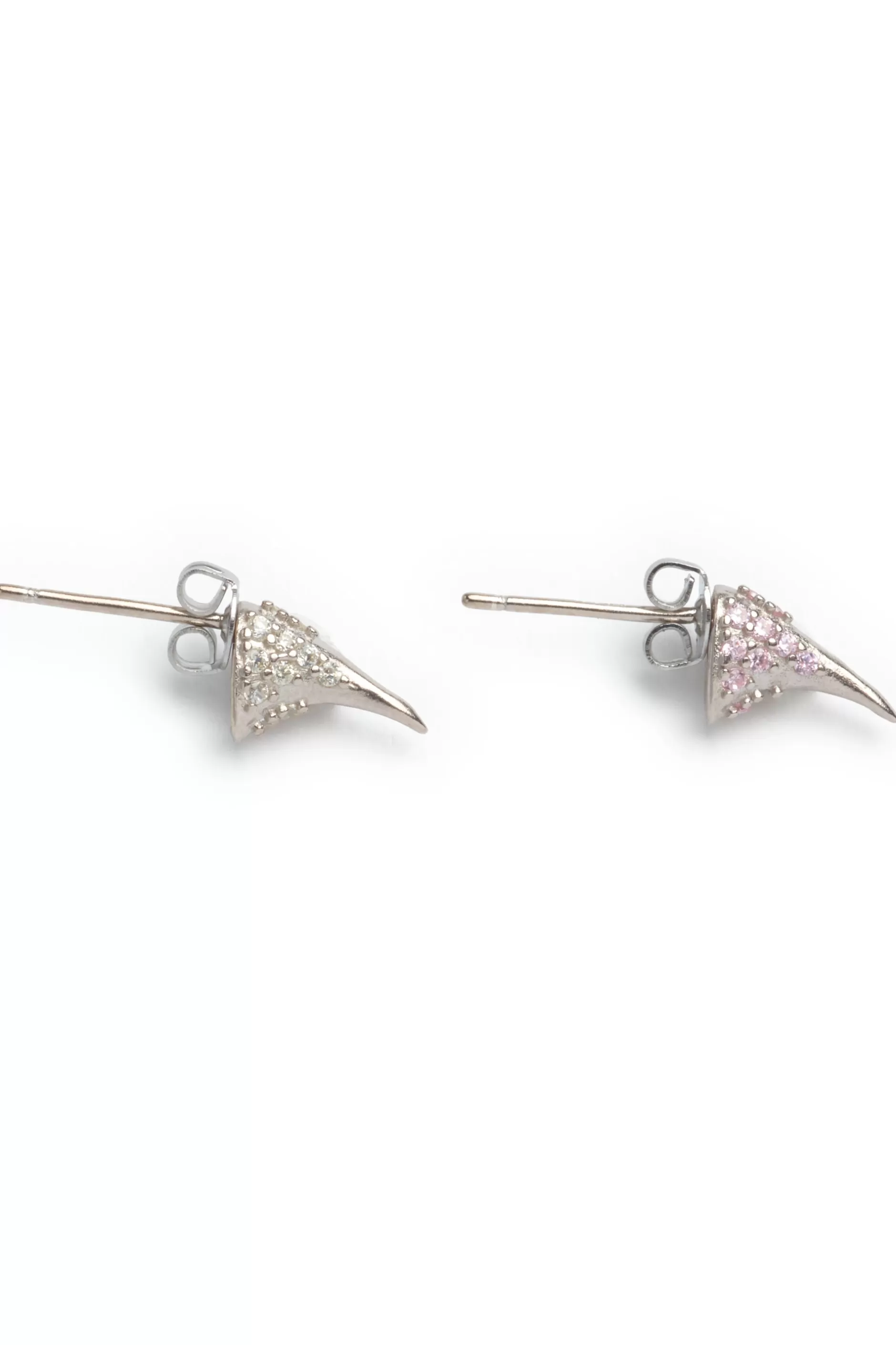 SOFT PINK CLEAR RHINESTONE HORN STUDS | Collina Strada Sale