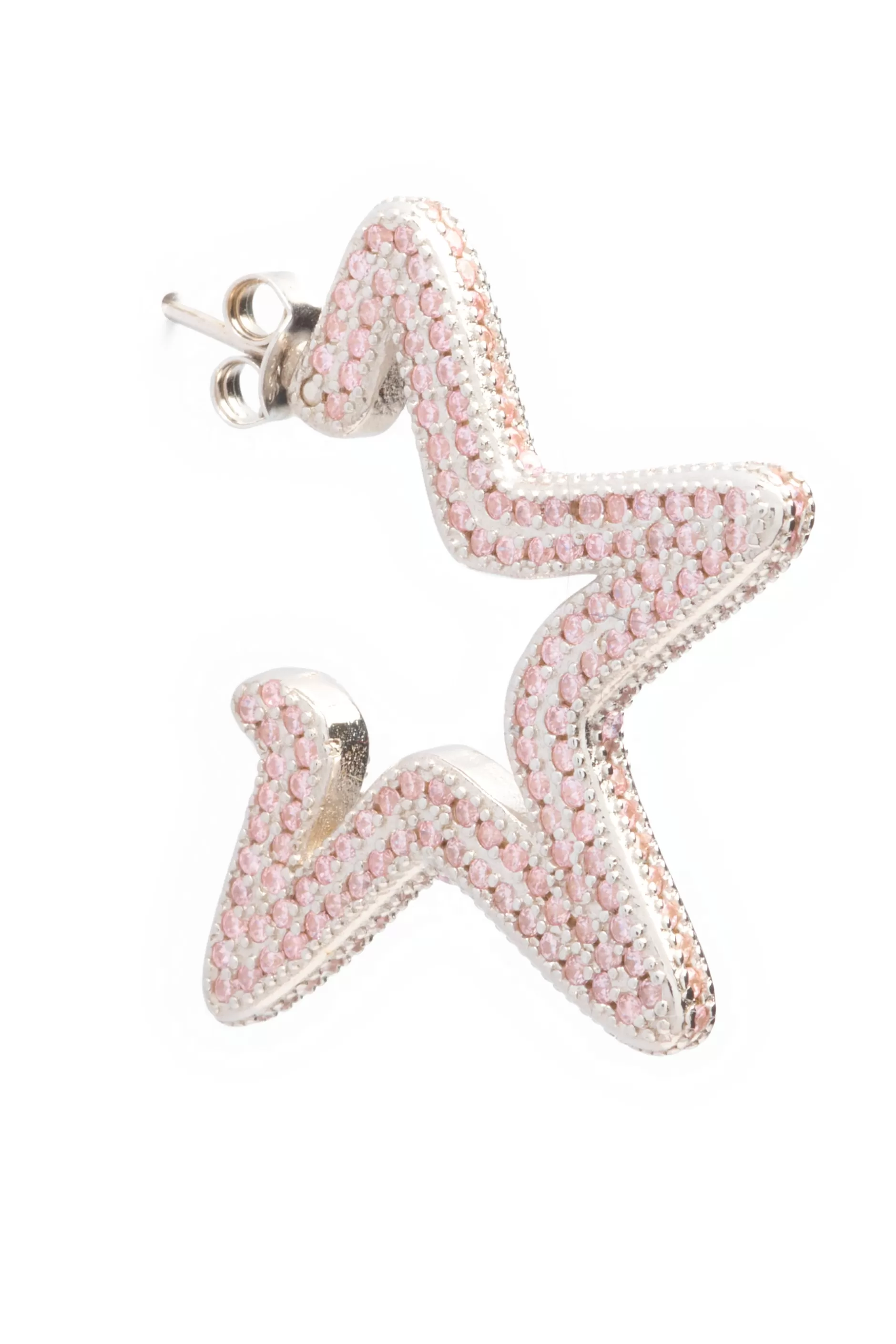 SOFT PINK SUPER STAR HOOPS | Collina Strada Clearance