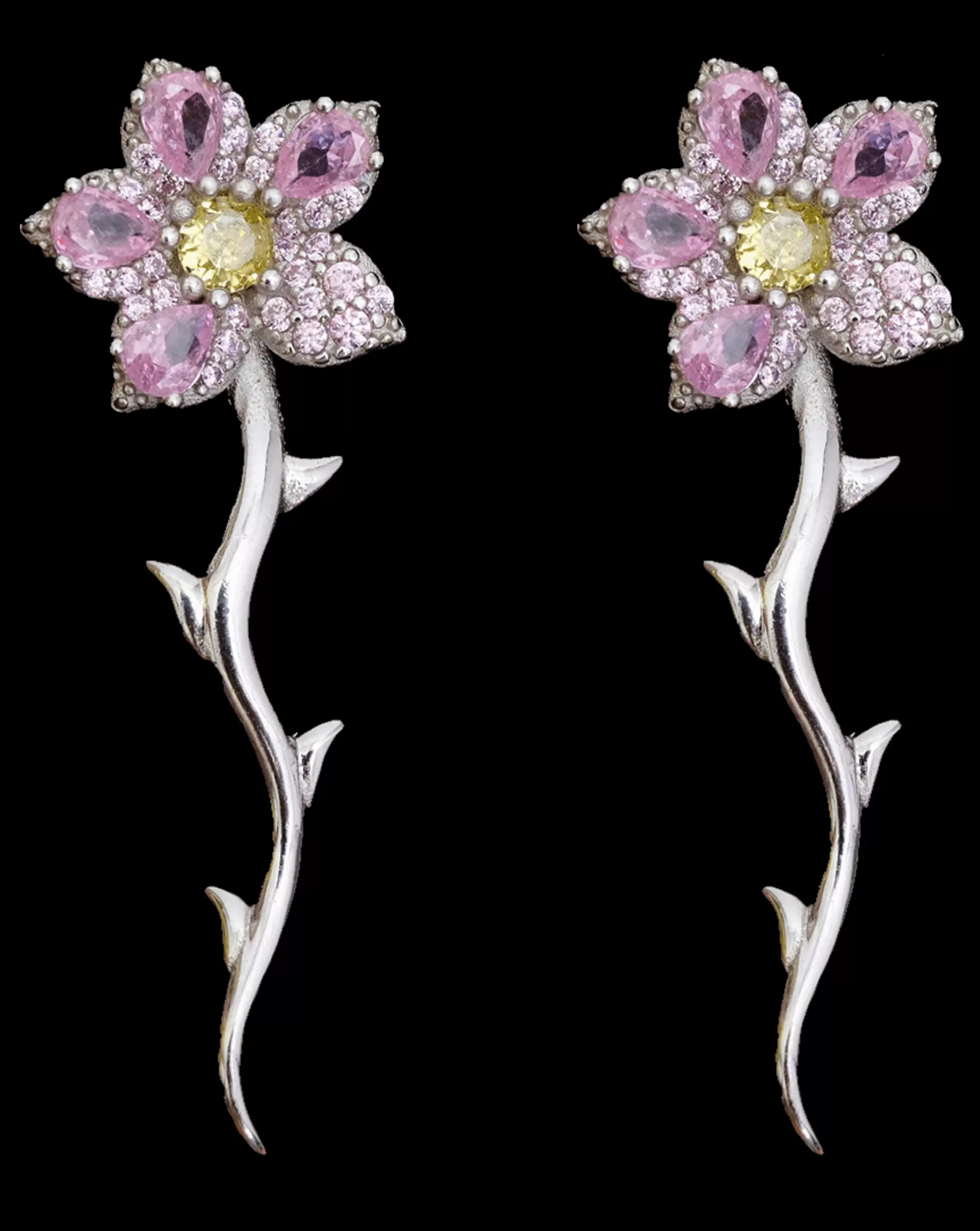 SOFT PINK VINE EARRING | Collina Strada Hot